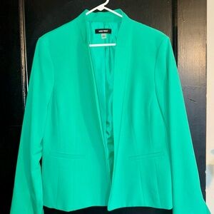 Nine West Vibrant Green Suit Jacket